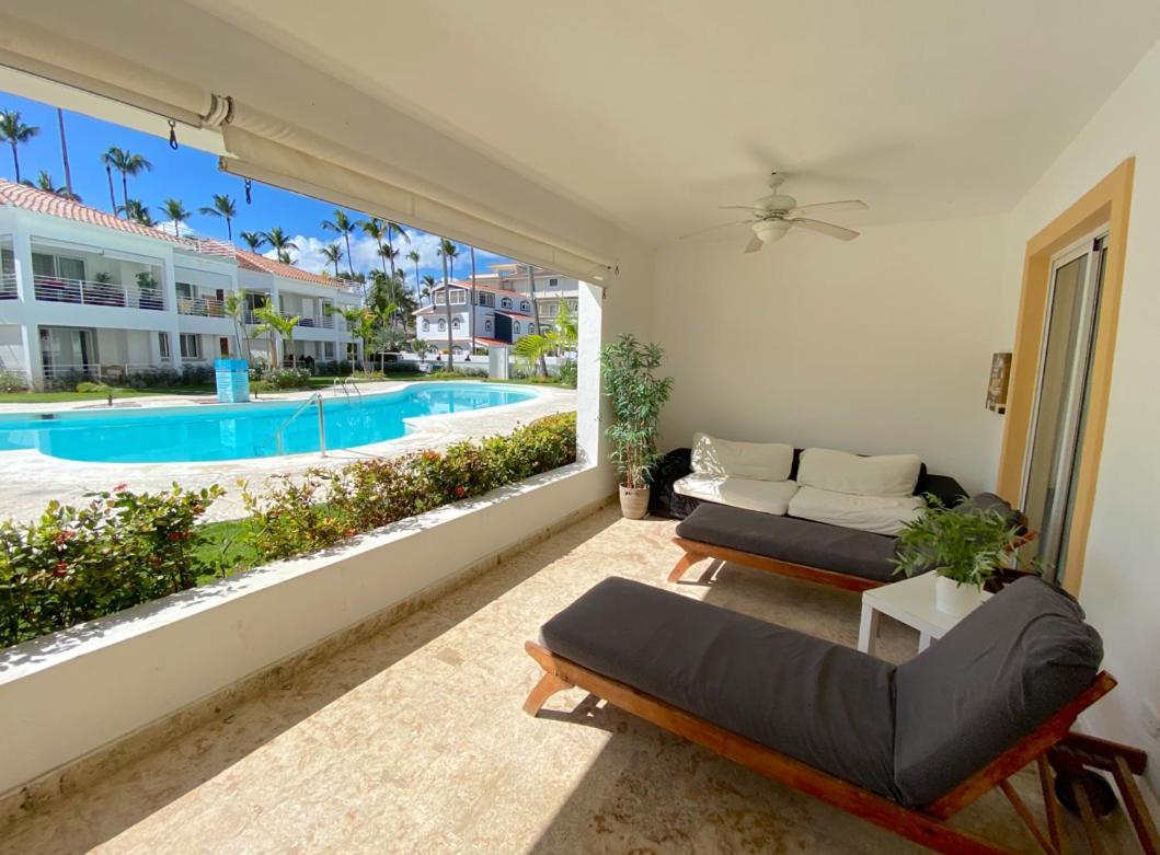Blue Ocean Beachfront Villas & Apartments - Wifi, Pool, Bbq, Playa Los Corales Punta Cana Bagian luar foto